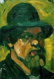 Retrato de auto com chapéu 1909