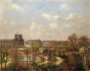 le jardin du ressort du matin tuileries 1900