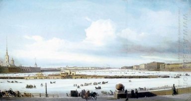 Cabalgando sobre el río Neva