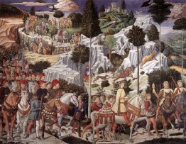 Prosesi Of The Magus Balthazar Detil 1461