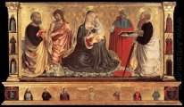 Мадонна с младенцем и святые Иоанн Креститель Питер Jerome И Pau