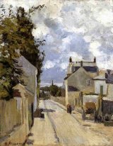 La strada di eremitaggio Pontoise 1874