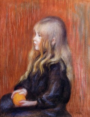 Coco tient une orange 1904
