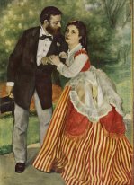 Stående av Couple Sisley 1868