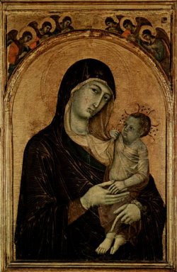 Madonna con ángeles 1305