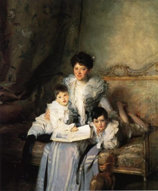 Mrs Knowles And Her Children 1902