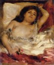 Berbaring Semi Nude Nude Half Pria Panjang 1900