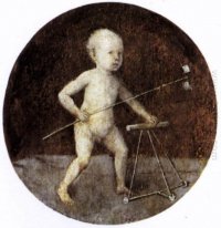 Christ Child With A Walking Frame