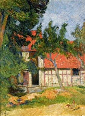 stabble in der Nähe von Dieppe 1885