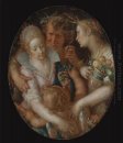 Bacchus entre Ceres et Vénus