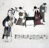 Opera Figures - Chinese Painting