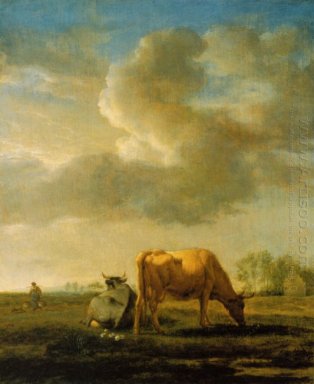 Vacas em um prado