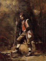 Giovane patriota italiano In Montagna