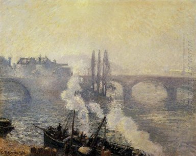 Pont Корнель Руан утренний туман 1896