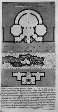 Die Antiken T 2 Platten XLVIII Plan von Some Beerdigung Chamb