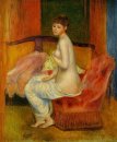 Sittande Nude At East 1885
