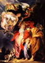 O retorno do Egito da Sagrada Família 1616