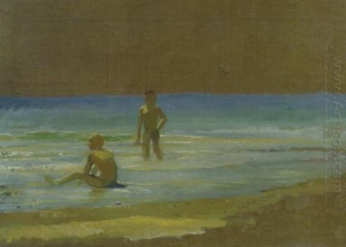 Jungen Am Strand Study