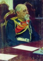 Retrato de un Gobernador General de Finlandia NI Bobrikov 1903