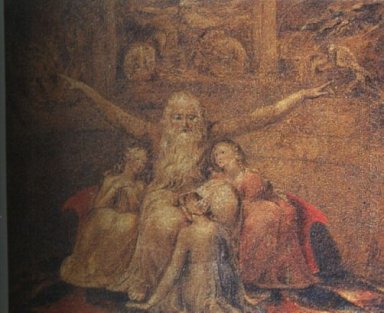 Job och hans döttrar 1800