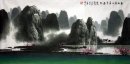 Berge, Wasser, Blume Plum - Chinesische Malerei