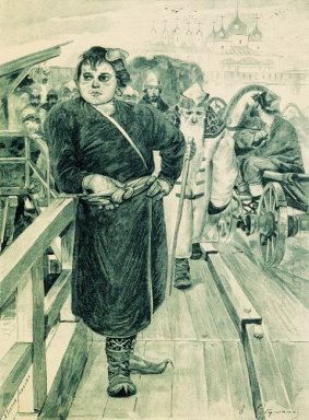 Vasily Buslaev. Illustration für das Buch \"Russische epischen He