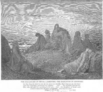 Israelite Vrouwen rouwen met Jephthah S Dochter