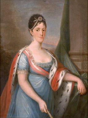 Porträt von D. Carlota Joaquina, Königin von Portugal