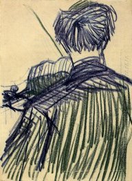 Violinista visto de costas 1887
