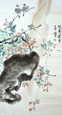 Pintura Chines - Crisântemo