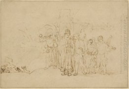 Lot And His Family Leaving Sodom 1655