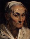 Portret van Oude vrouw 1630