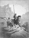 Don Quichote und Sancho Aufbruch 1863