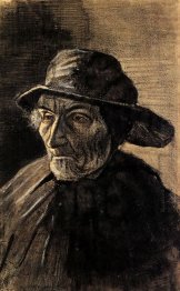Huvud av en fiskare med en Sou Wester 1883 1