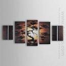 Hand Painted Oil Painting Landscape - Set of 5 1211-LS0231