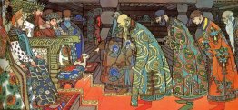 Merchants Illustration For Alexander Pushkin S Fairytale Of The