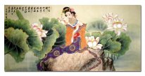 Lotus Fairy-chinesische Malerei