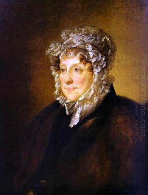 Retrato de una mujer mayor en un capo de 1820