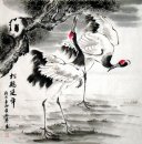 Crane-Pin - Peinture chinoise