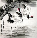 Kraanvogel-Pine - Chinees schilderij