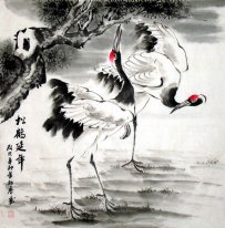 Grúas-Pine - la pintura china