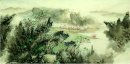 Landscape Dengan River - Lukisan Cina