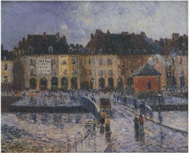 Mercato del pesce al porto di Dieppe