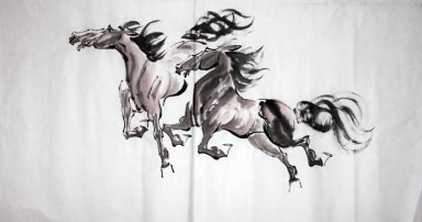 Caballo - la pintura china