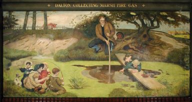 Dalton Mengumpulkan Marsh Api Gas