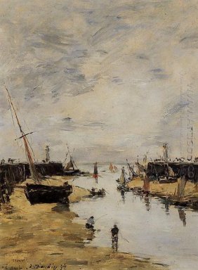 Trouville La Jettys Low Tide 1894 1