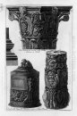 Tre frammenti trovati nella villa Adriana a Tivoli Inc F Piran