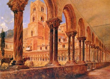 Una vista de Monreale sobre Palermo