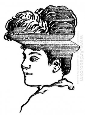 Портрет Матильде Serao 1891