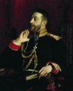 Retrato del poeta Gran Príncipe Konstantin Konstantinovich Roman